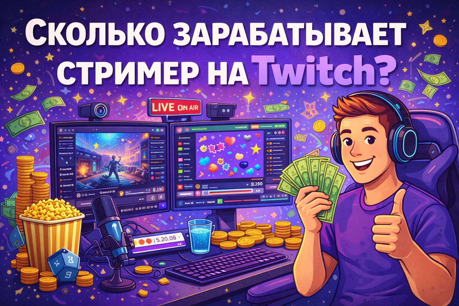 Стримы на twitch: сколько зарабатывают на трансляциях в России?
