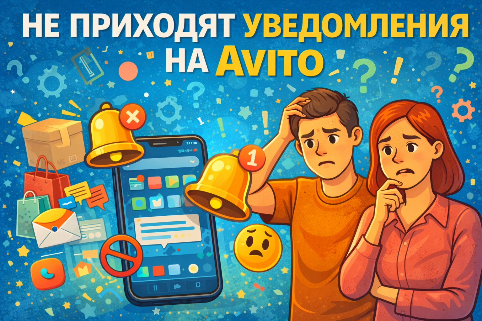 Не приходят уведомления на Avito: разбираемся в причинах и решаем вопрос