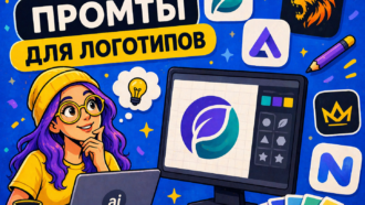 Как написать промт для создания логотипа в нейросети