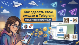 Как сделать свои эмодзи в Telegram: создание собственного пака эмодзи