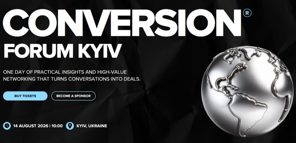 Conversion Forum Kyiv 2026: форум для арбитражников и партнёрок