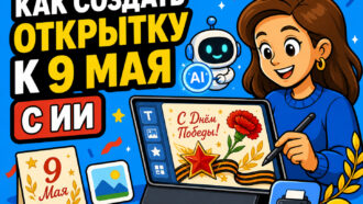 Открытка к Дню Победы за 2 минуты: пошаговый гайд по работе с нейросетями