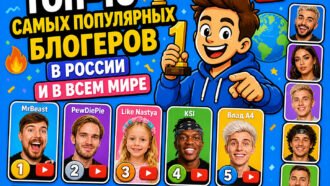 Топ-10 блогеров по подписчикам: от MrBeast до Влада Бумаги — кто в списке в 2026