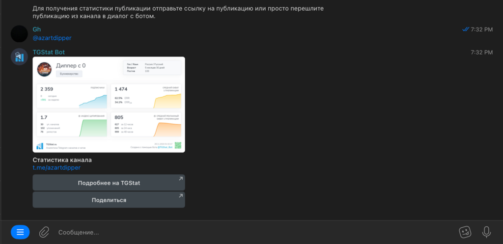 Как проверить Telegram-канал на накрутку и ботов