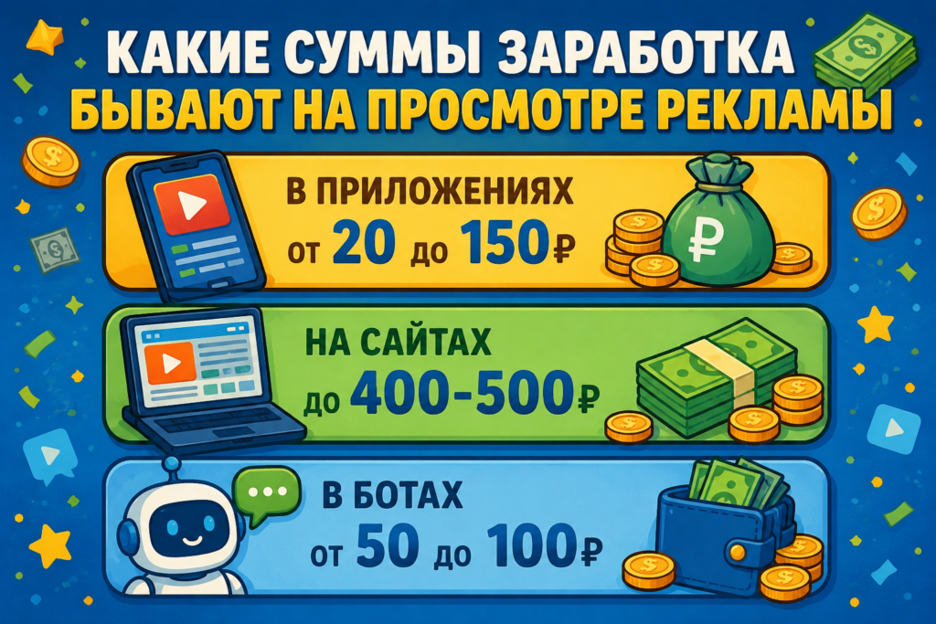 Как зарабатывать деньги на просмотре рекламы?