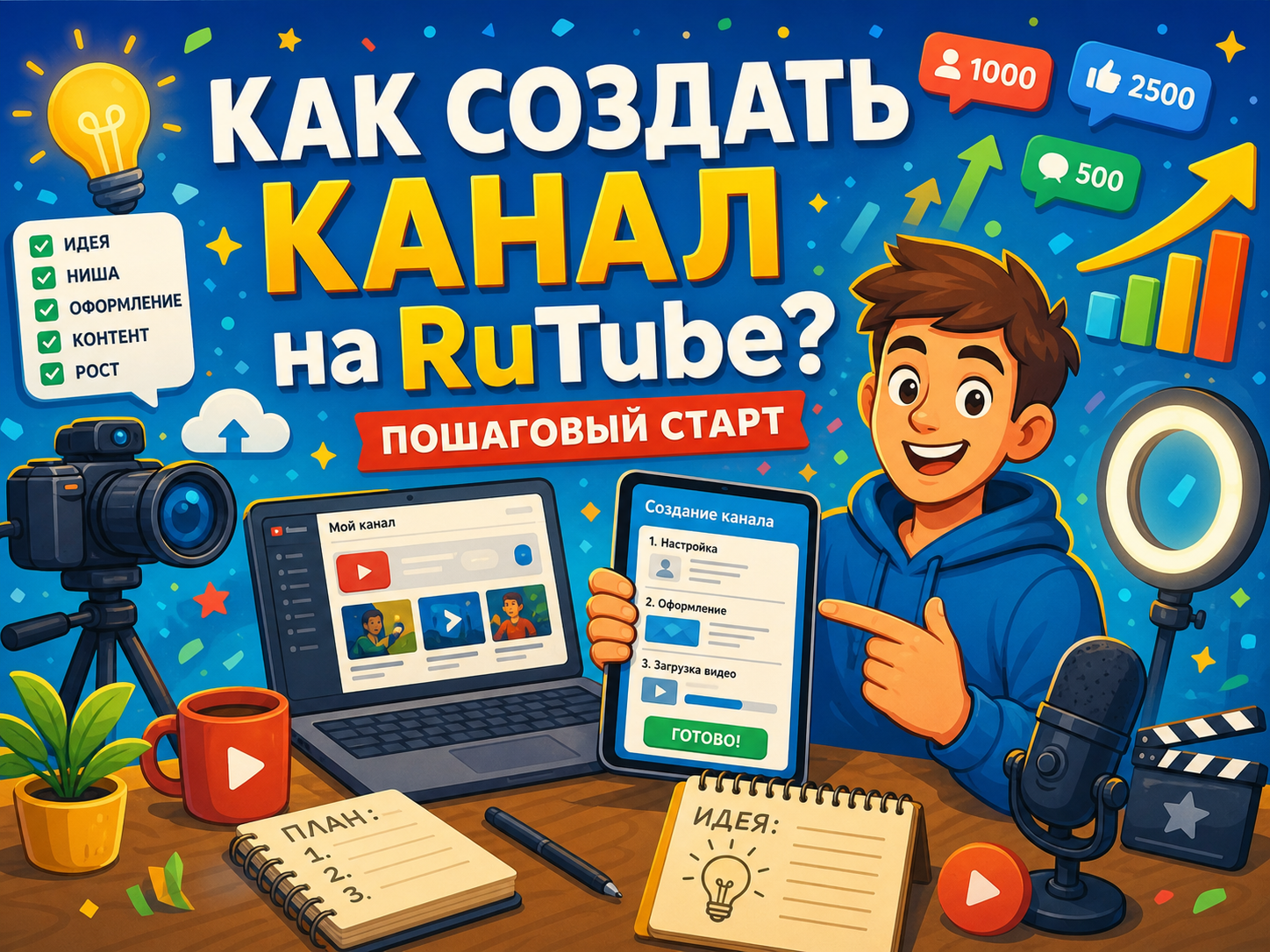 Как бесплатно создать канал на RuTube и зарабатывать на нем: пошаговая инструкция