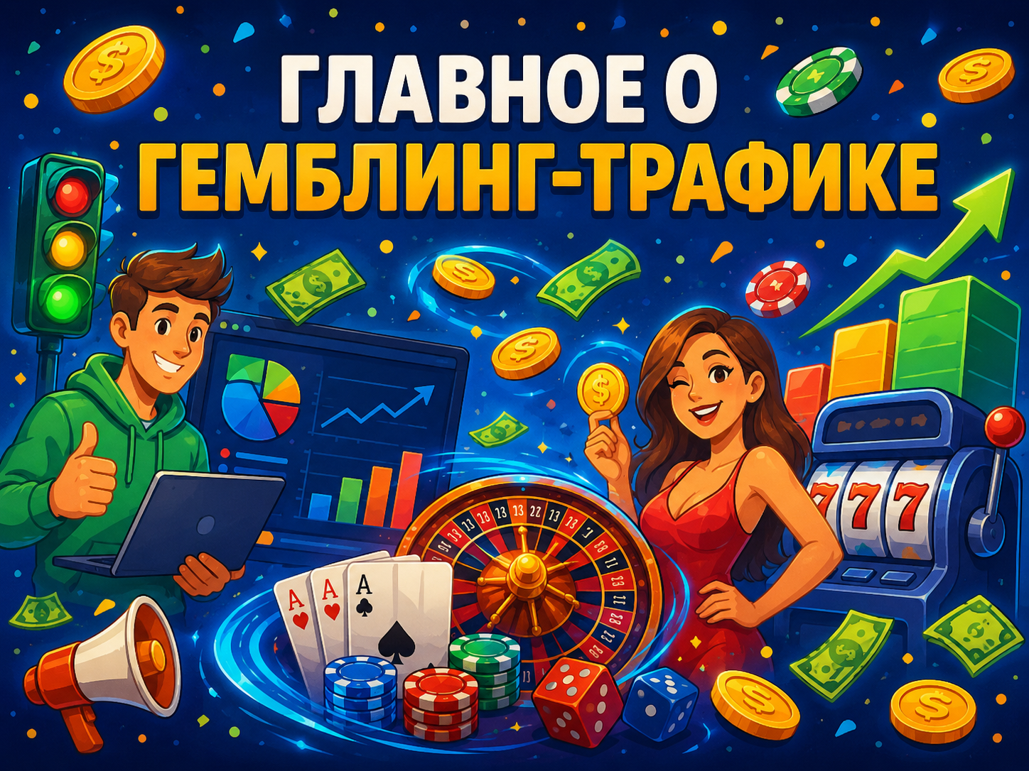 Гемблинг-трафик: источники, специфика геолокаций, тренды