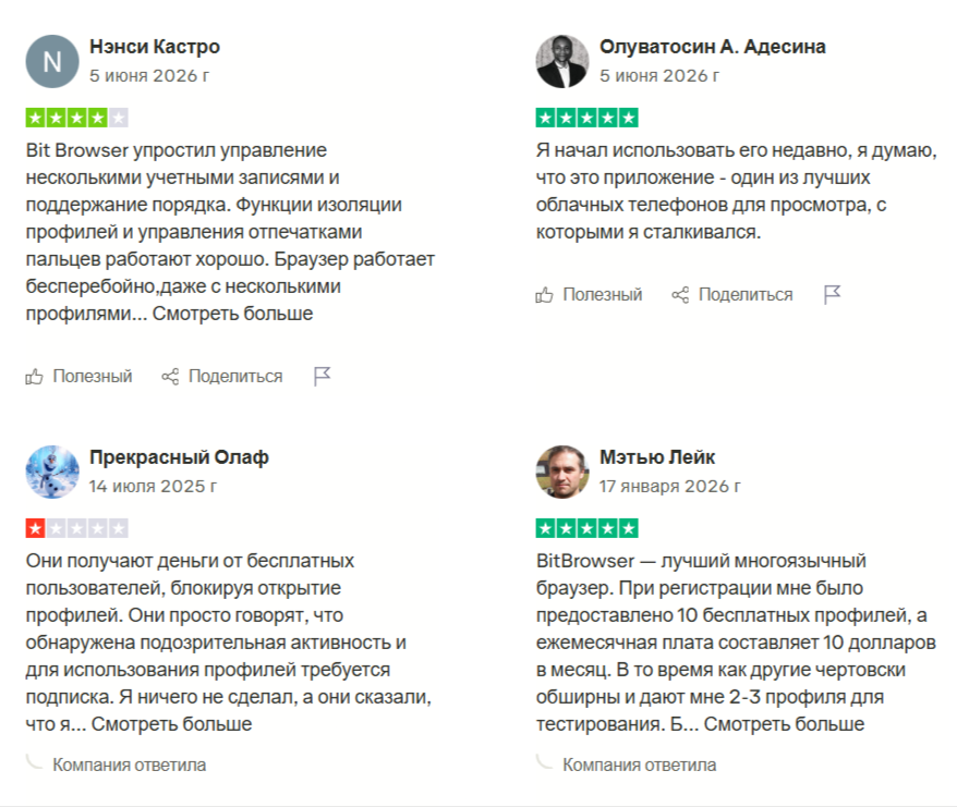 отзывы об антике BitBrowser