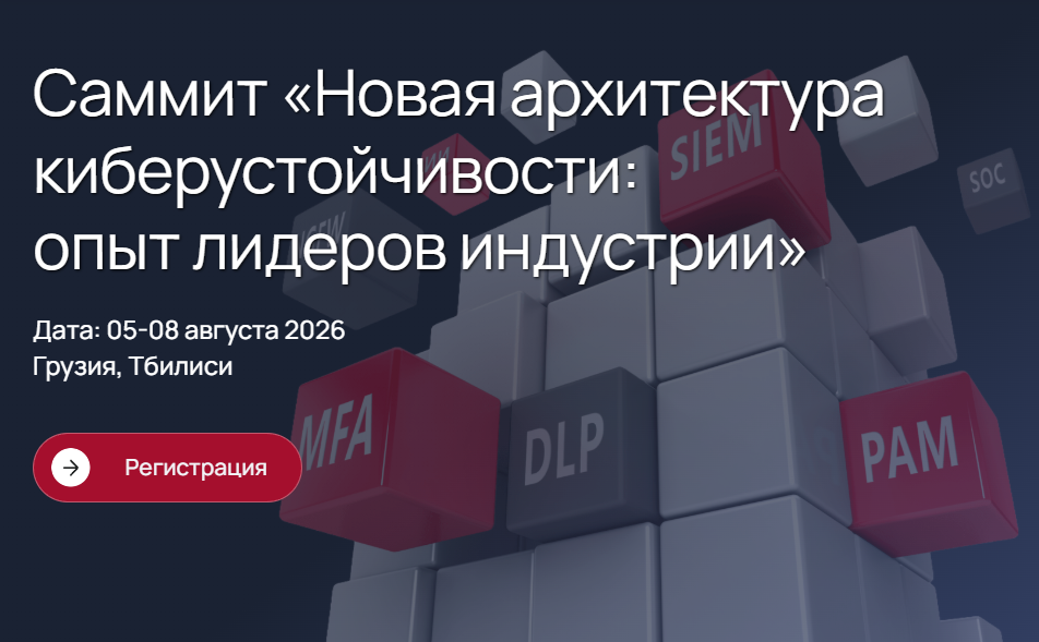 Саммит «Новая архитектура киберустойчивости: опыт лидеров индустрии»