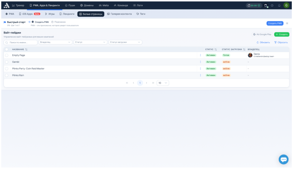Обзор adset.pro — трекер со встроенным ИИ-помощником и генератором White Page