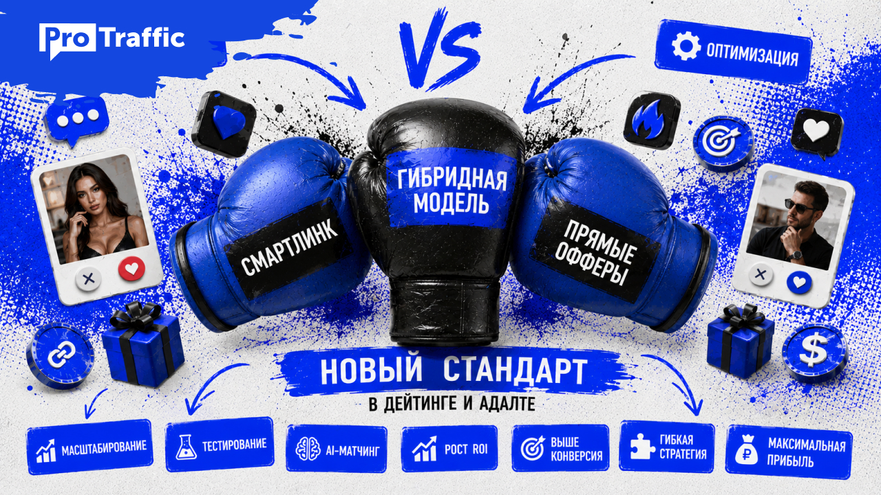 Смартлинк vs прямые офферы: гибридная модель — новый стандарт в дейтинге и адалте