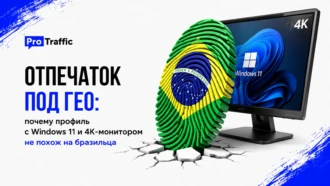 Отпечаток под ГЕО: почему профиль с Windows 11 и 4K-монитором не похож на бразильца