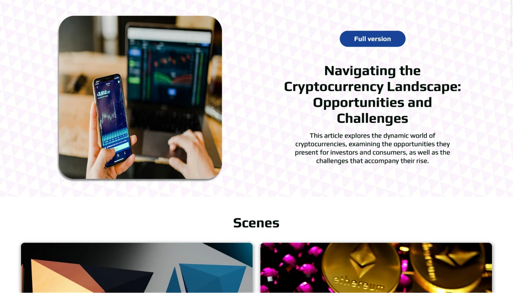 Человек держит смартфон с графиком на фоне компьютера с финансовыми данными.