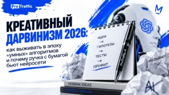 Креативный дарвинизм 2026: как выживать в эпоху «умных» алгоритмов и почему ручка с бумагой бьют нейросети